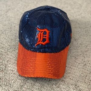 Women’s sequins Detroit Tigers ball cap